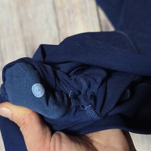 Lululemon Wunder Under Crop High-Rise *Spray 21"Indigo Spray Mineral Blue - Picture 6 of 6